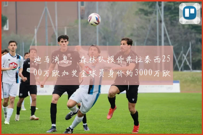 迪马消息：森林队报价弗拉泰西2500万欧加奖金球员身价约3000万欧